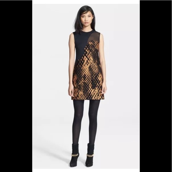 3.1 By 3.1 Phillip Lim Mixed Media Patchwork Dress - Picture 1 of 8